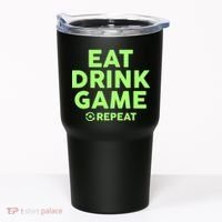 St Patrick's Day Eat Drink Game Repeat Tumbler thumb 0