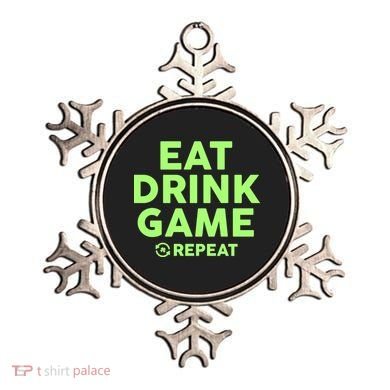 St Patrick's Day Eat Drink Game Repeat Ornament