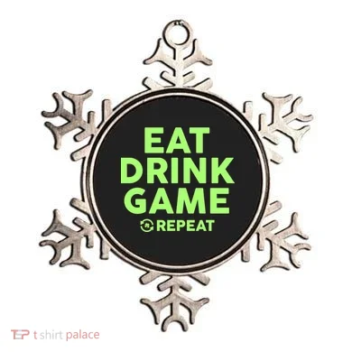 St Patrick's Day Eat Drink Game Repeat Ornament