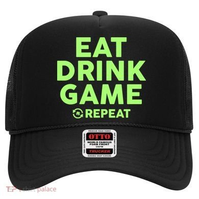 St Patrick's Day Eat Drink Game Repeat Hat