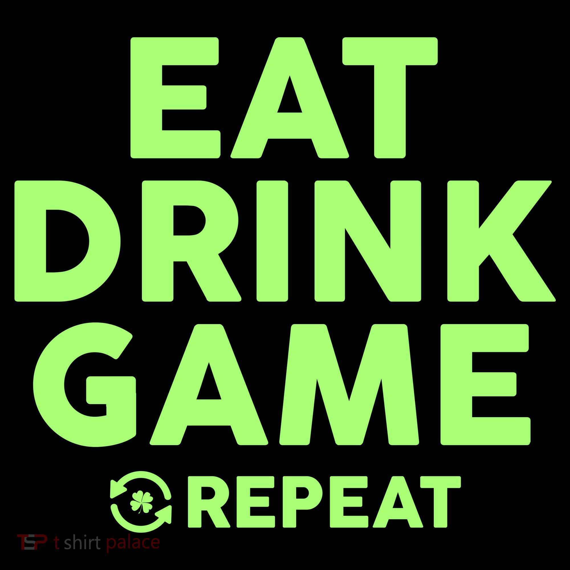 St Patrick's Day Eat Drink Game Repeat Toddler Hoodie