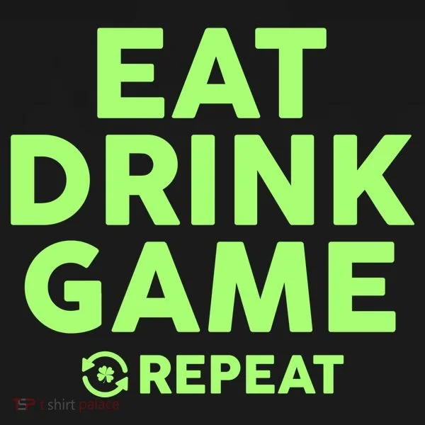 St Patrick's Day Eat Drink Game Repeat Toddler Hoodie