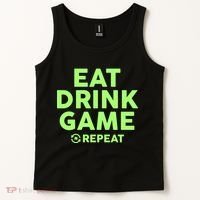 St Patrick's Day Eat Drink Game Repeat Tank Top thumb 2