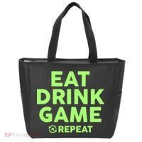 St Patrick's Day Eat Drink Game Repeat Tote Bag thumb 0