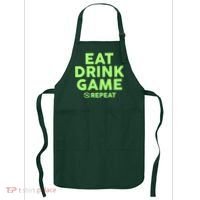 St Patrick's Day Eat Drink Game Repeat Apron thumb 0