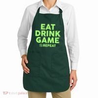 St Patrick's Day Eat Drink Game Repeat Apron thumb 2