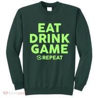 St Patrick's Day Eat Drink Game Repeat Sweatshirt thumb 0
