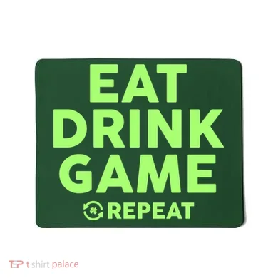 St Patrick's Day Eat Drink Game Repeat Mousepad