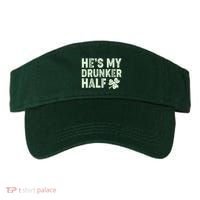 St Patrick's Day He's My Drunker Half Matching Couple's Visor thumb 0