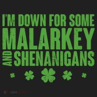 St Patrick's Day I'm Down For Some Malarkey And Shenanigans Beanie thumb 2