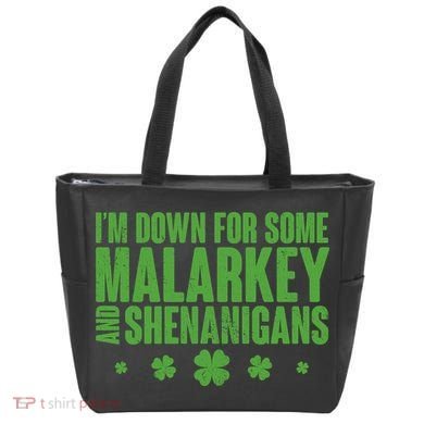 St Patrick's Day I'm Down For Some Malarkey And Shenanigans Tote Bag