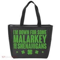 St Patrick's Day I'm Down For Some Malarkey And Shenanigans Tote Bag thumb 0