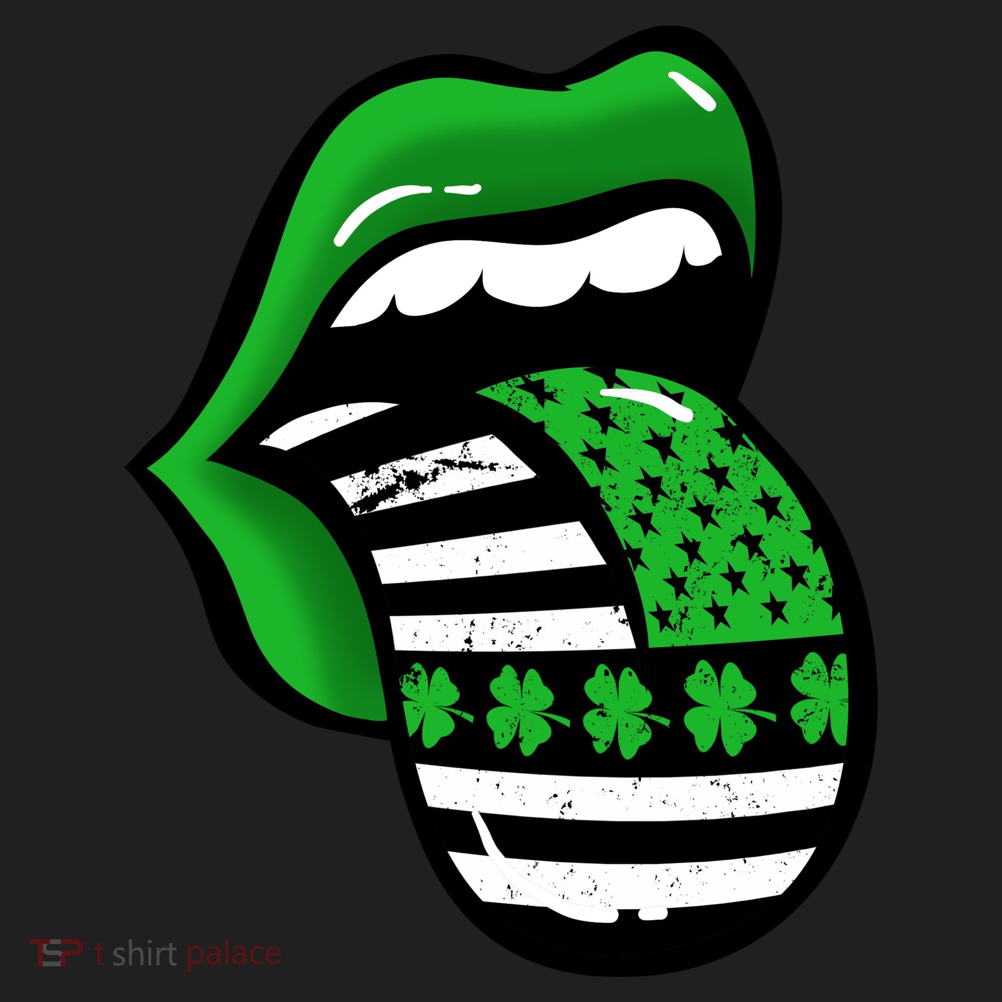 St Patricks Day Irish American Shamrock Flag Paddy Women's Sweatshirt