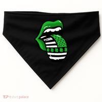 St Patricks Day Irish American Shamrock Flag Paddy USA-Made Doggie Bandana thumb 0