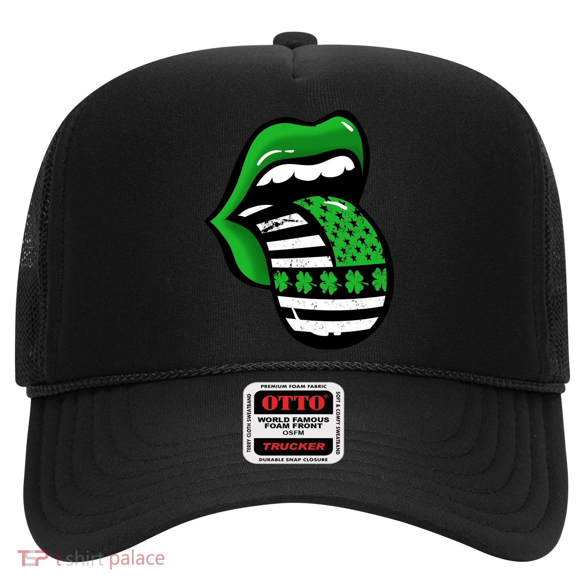 St Patricks Day Irish American Shamrock Flag Paddy Hat
