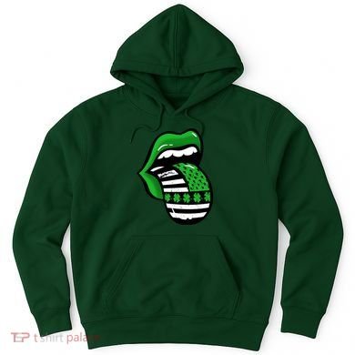 St Patricks Day Irish American Shamrock Flag Paddy Hoodie