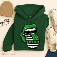 St Patricks Day Irish American Shamrock Flag Paddy Hoodie thumb 4