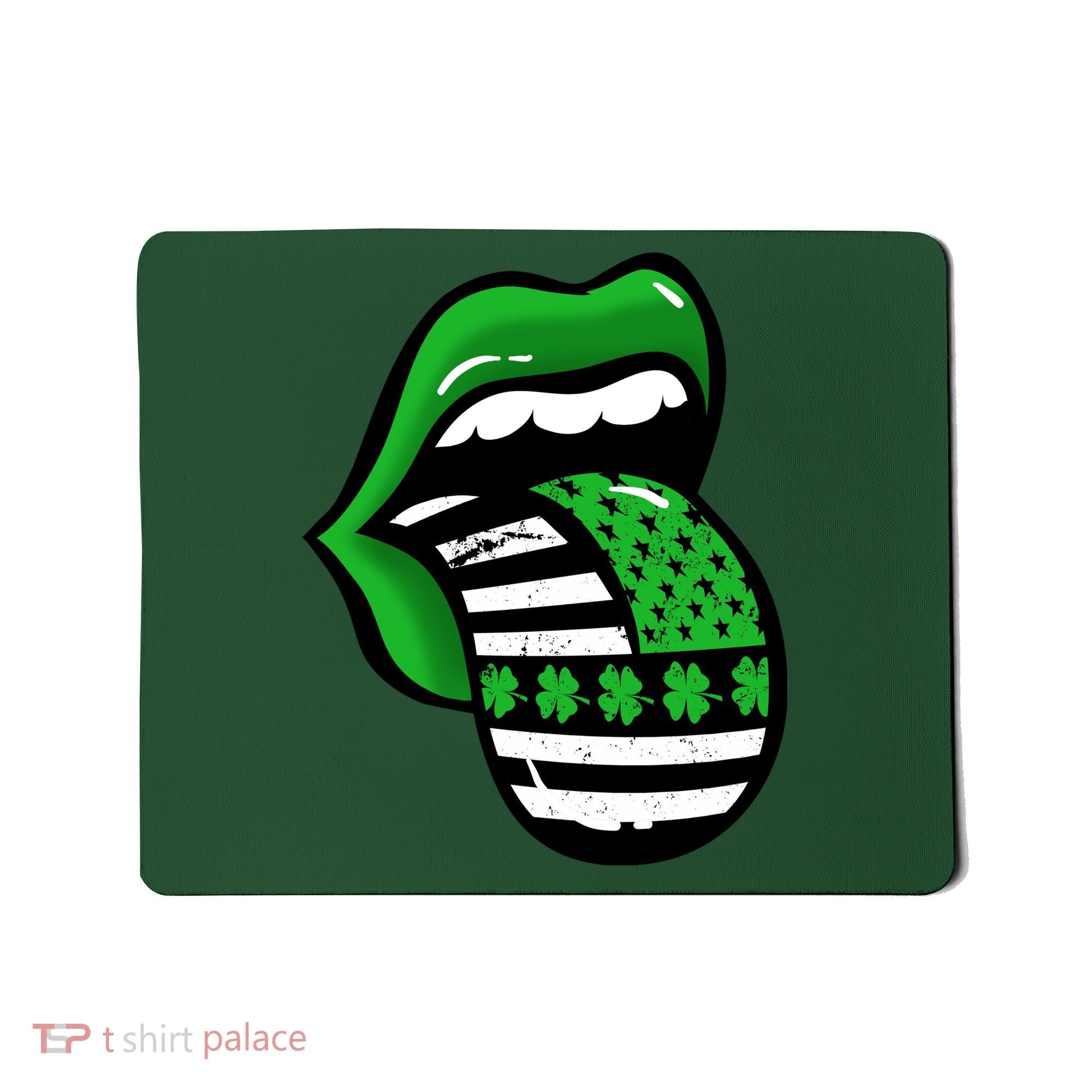 St Patricks Day Irish American Shamrock Flag Paddy Mousepad