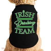 St Patrick's Day Irish Drinking Team Doggie Tank thumb 0