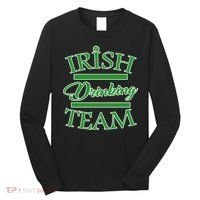 St Patrick's Day Irish Drinking Team Long Sleeve Shirt thumb 0