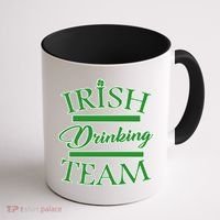St Patrick's Day Irish Drinking Team Coffee Mug thumb 1