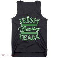 St Patrick's Day Irish Drinking Team Tank Top thumb 0