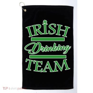 St Patrick's Day Irish Drinking Team Golf Towel