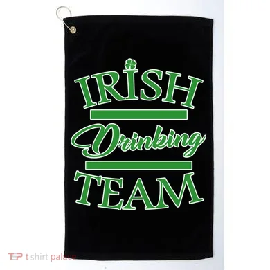 St Patrick's Day Irish Drinking Team Golf Towel