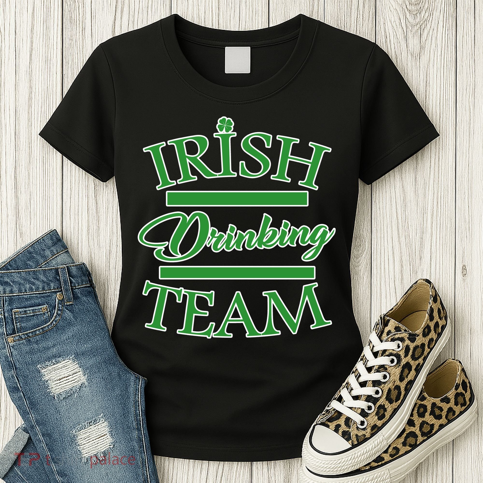 St Patrick's Day Irish Drinking Team Women's T-Shirt