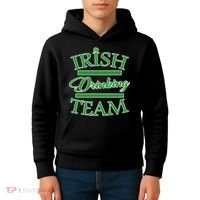 St Patrick's Day Irish Drinking Team Kids Hoodie thumb 4