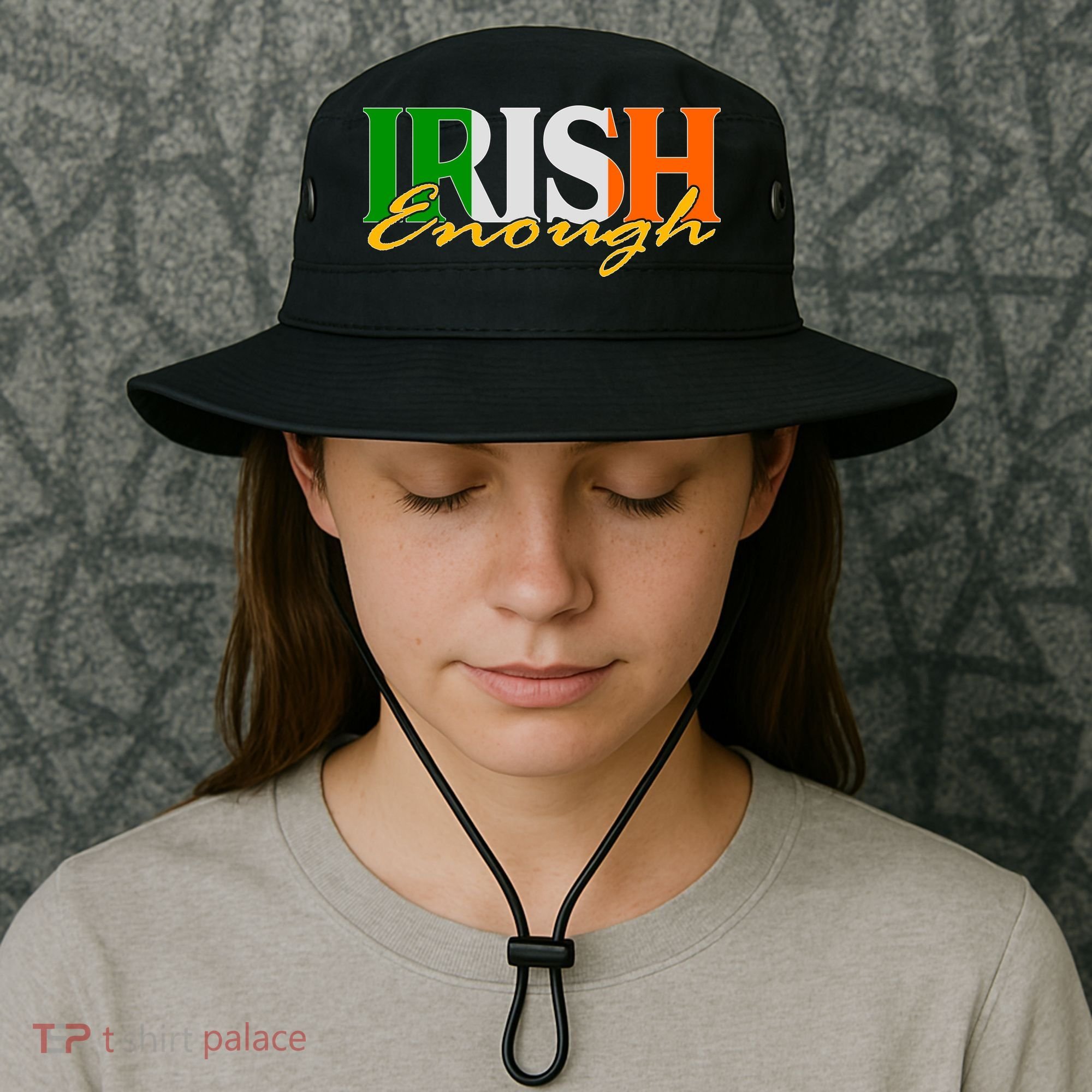 St Patricks Day Irish Enough Bucket Hat