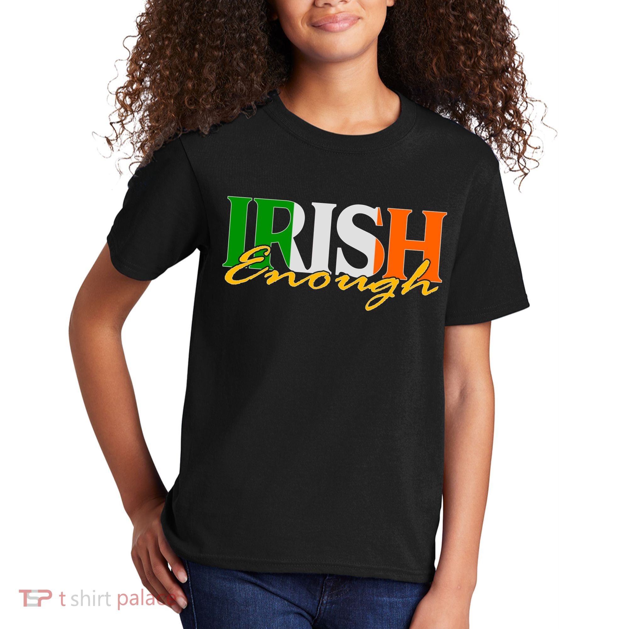St Patricks Day Irish Enough Kids T-Shirt