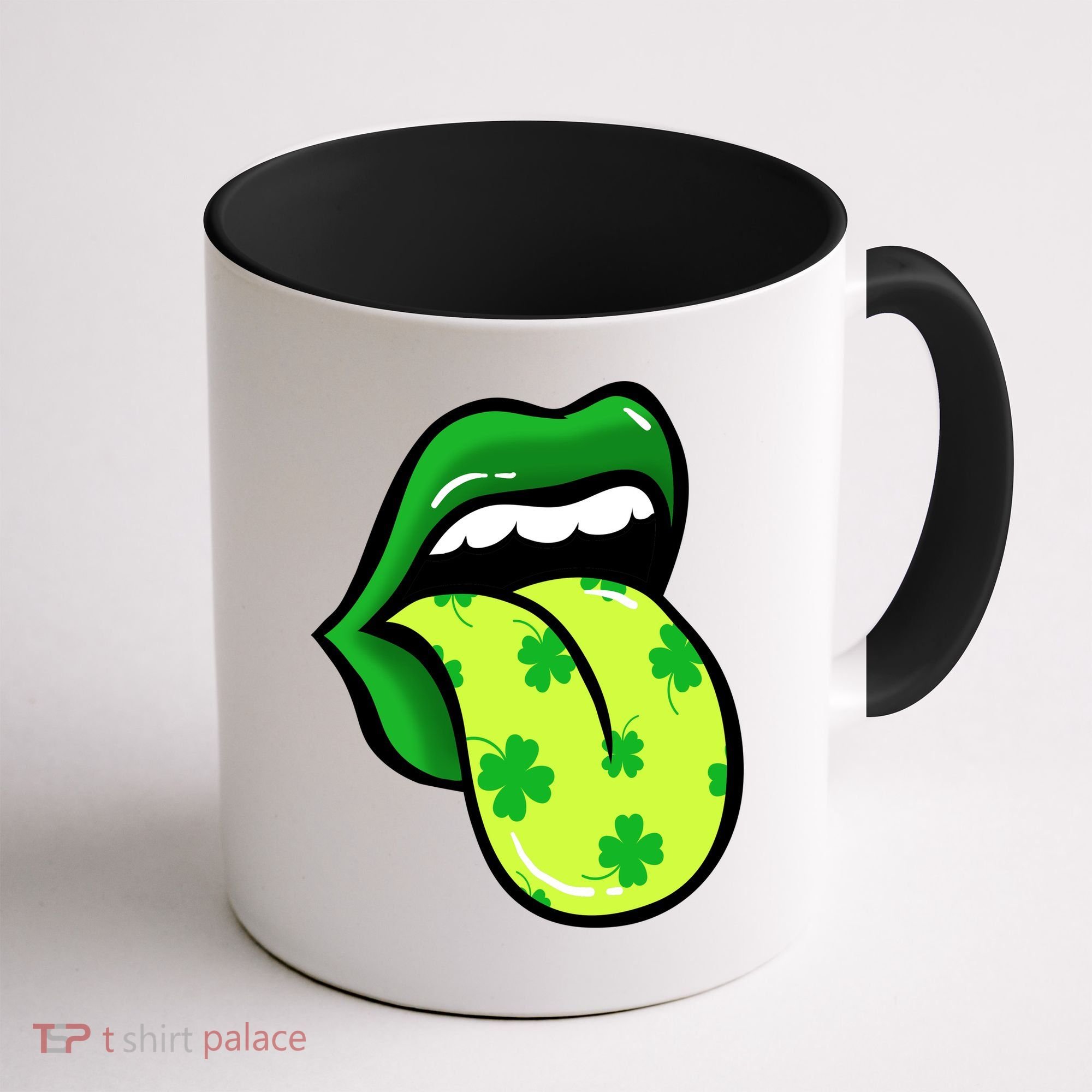 St Patricks Day Irish Lips Coffee Mug