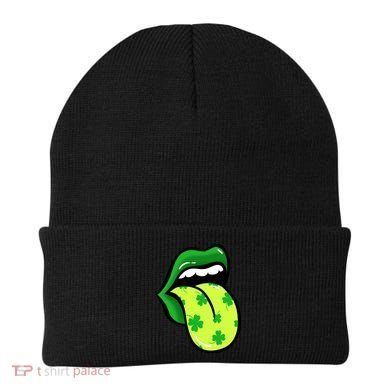 St Patricks Day Irish Lips Beanie