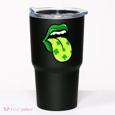 St Patricks Day Irish Lips Tumbler
