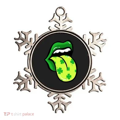 St Patricks Day Irish Lips Ornament