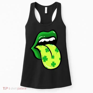 St Patricks Day Irish Lips Women's Tank Top