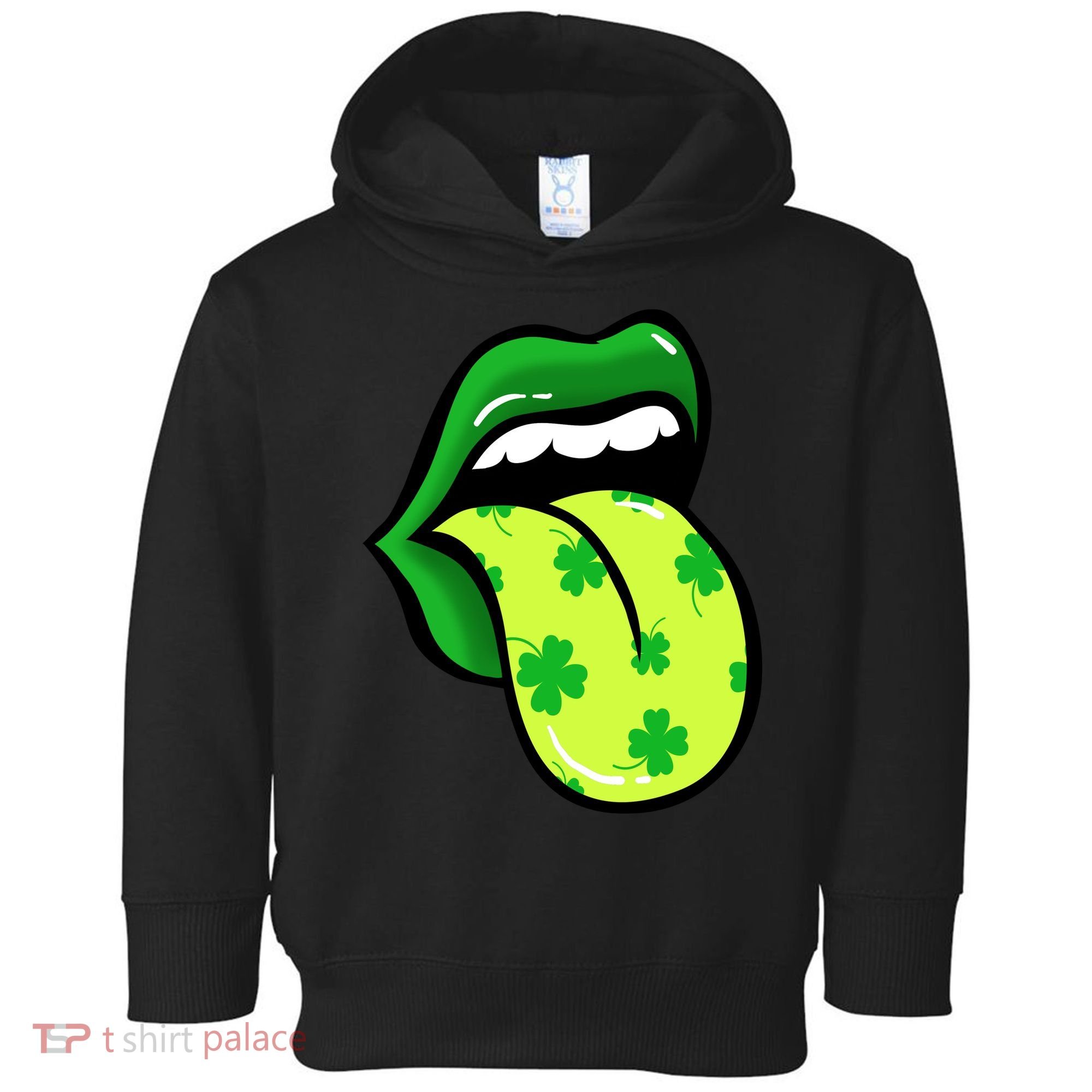 St Patricks Day Irish Lips Toddler Hoodie