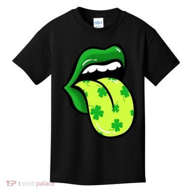 St Patricks Day Irish Lips Kids T-Shirt
