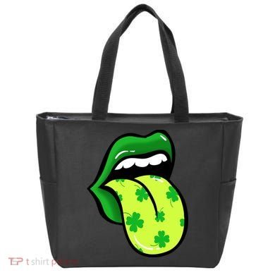 St Patricks Day Irish Lips Tote Bag