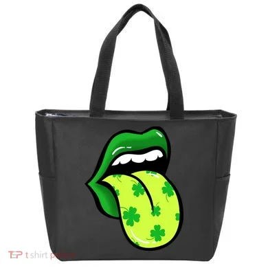 St Patricks Day Irish Lips Tote Bag