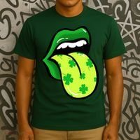 St Patricks Day Irish Lips T-Shirt thumb 3