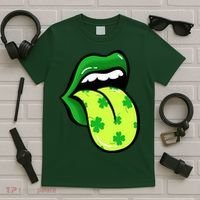 St Patricks Day Irish Lips T-Shirt thumb 5