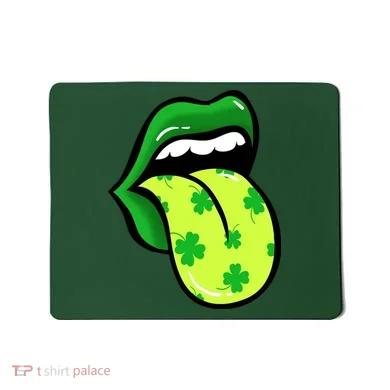 St Patricks Day Irish Lips Mousepad