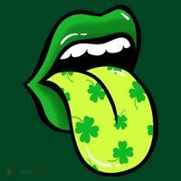 St Patricks Day Irish Lips Mousepad thumb 1