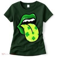 St Patricks Day Irish Lips Women's T-Shirt thumb 0