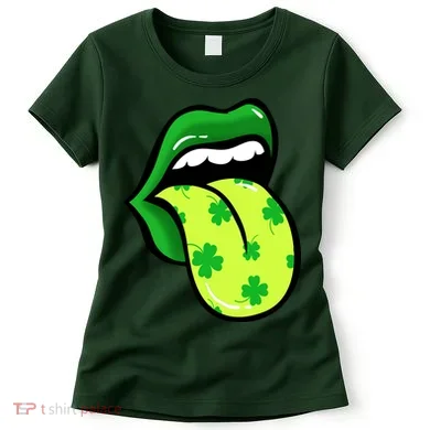 St Patricks Day Irish Lips Women's T-Shirt