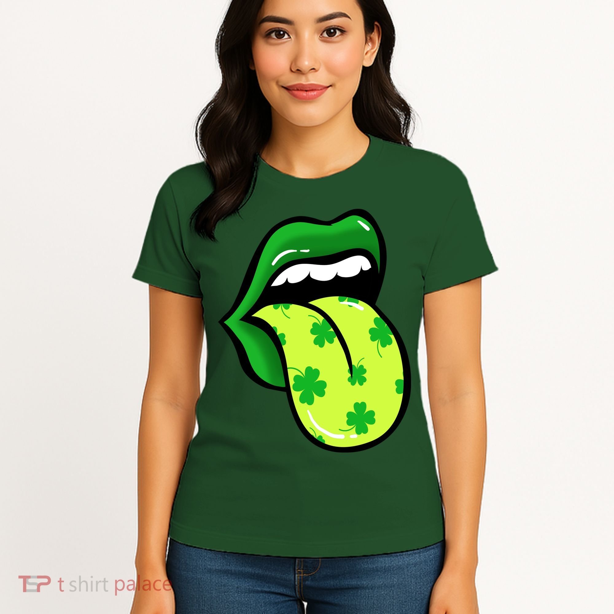 St Patricks Day Irish Lips Women's T-Shirt