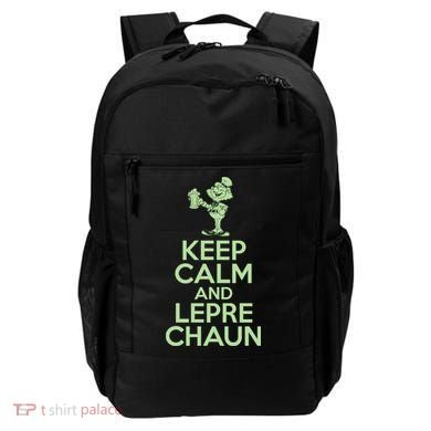 St Patrick's Day Keep Calm And Lepre Chaun  Backpack