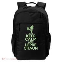 St Patrick's Day Keep Calm And Lepre Chaun  Backpack thumb 0